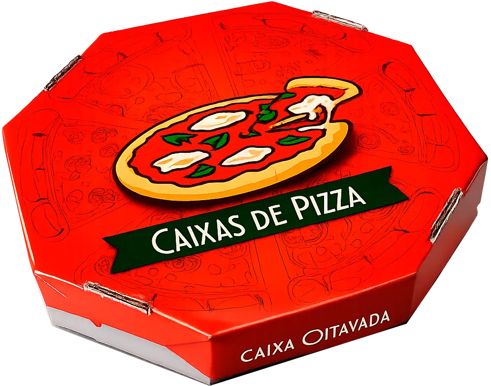 Caixa de pizza personalizada Zatti Embalagens